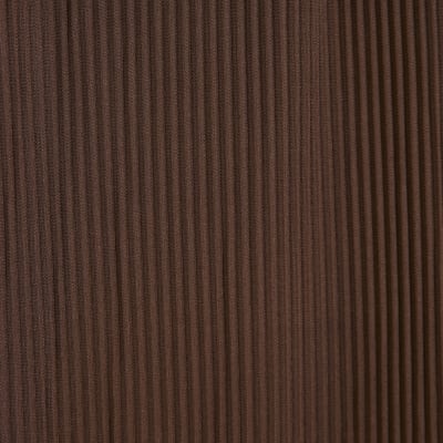 Brown Plisse Wide Leg Trousers