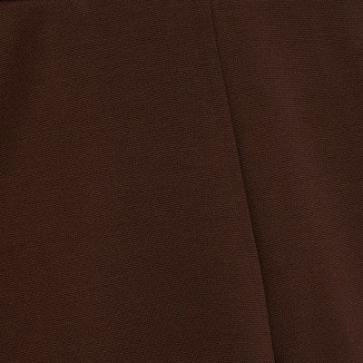 Brown Ponte Wide Leg Trousers