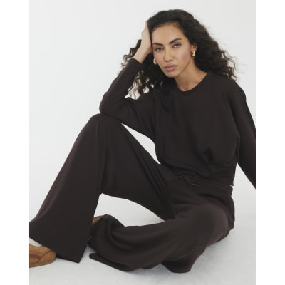Brown Premium Batwing sleeve Sweatshirt
