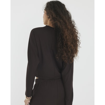 Brown Premium Batwing sleeve Sweatshirt