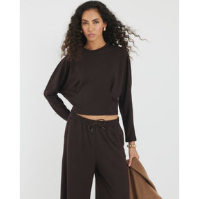 Brown Premium Batwing sleeve Sweatshirt