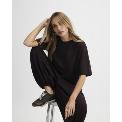 Brown Premium Boxy Fit T-Shirt