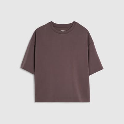 Brown Premium Boxy T-Shirt