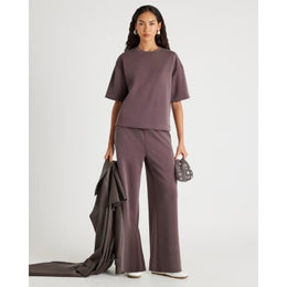 Brown Premium Drawstring Wide leg joggers