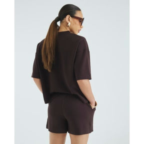 Brown Premium High Waisted Shorts