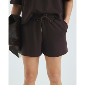 Brown Premium High Waisted Shorts