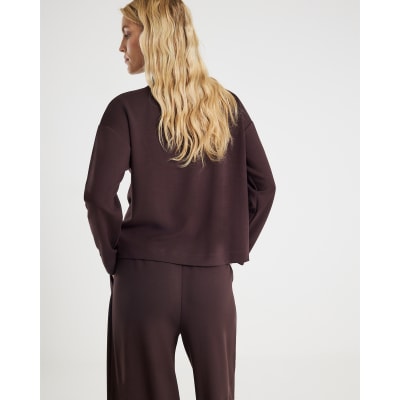 Brown Premium Long Sleeve Neoprene Top