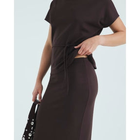 Brown Premium Maxi Skirt