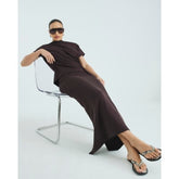 Brown Premium Maxi Skirt