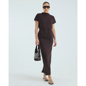 Brown Premium Maxi Skirt