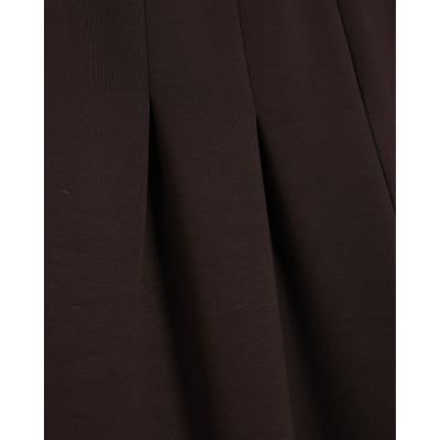 Brown Premium Pleat Front Trousers