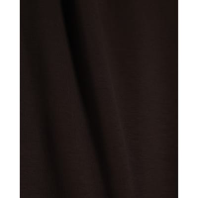Brown Premium Short Sleeve Bubble Hem Top