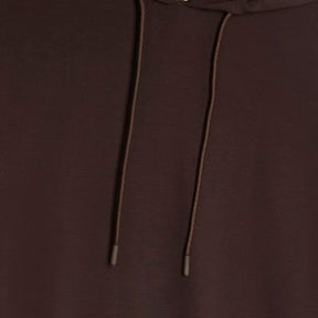 Brown Premium Short Sleeve Hooded Top
