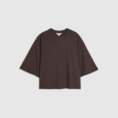Brown Premium Short Sleeve Raglan Top