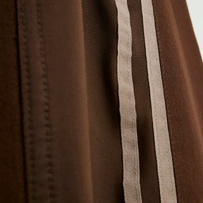 Brown Relaxed Straight Leg Hybrid Jeans