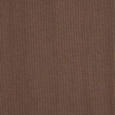 Brown Ribbed Midi Skirt