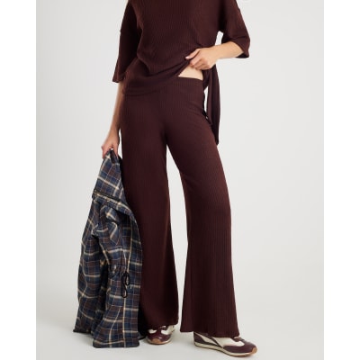 Brown Ribbed Trousers