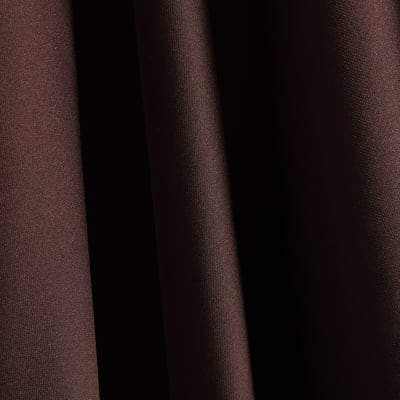 Brown Satin Waterfall Cape
