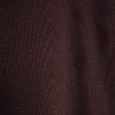 Brown Short Sleeve Cosy Boxy T-Shirt