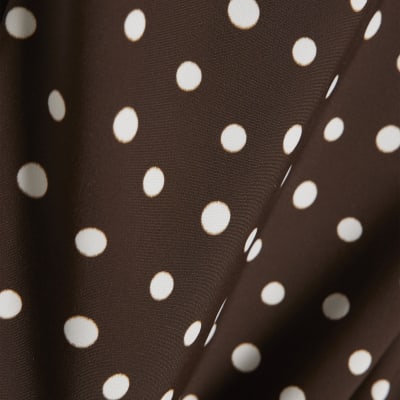 Brown Spot Shaping Swimsuit