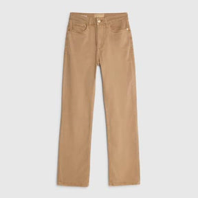 Brown Stretch Straight Leg Jeans