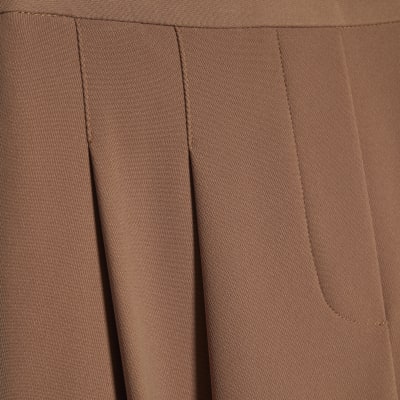 Brown Tapered Trousers