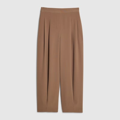 Brown Tapered Trousers