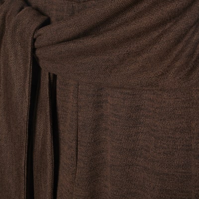 Brown Tie Waist Trousers