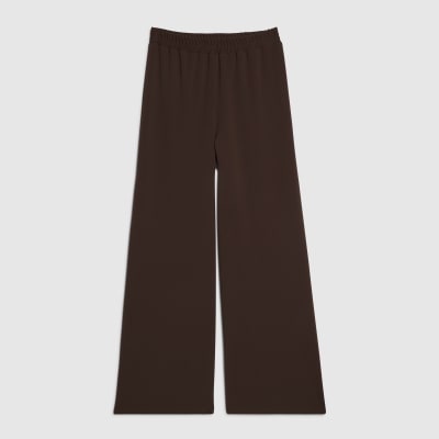 Brown Wide Leg Trousers