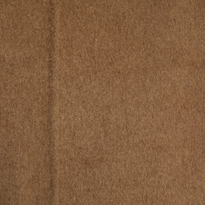 Brown Wool Blend Scarf Top