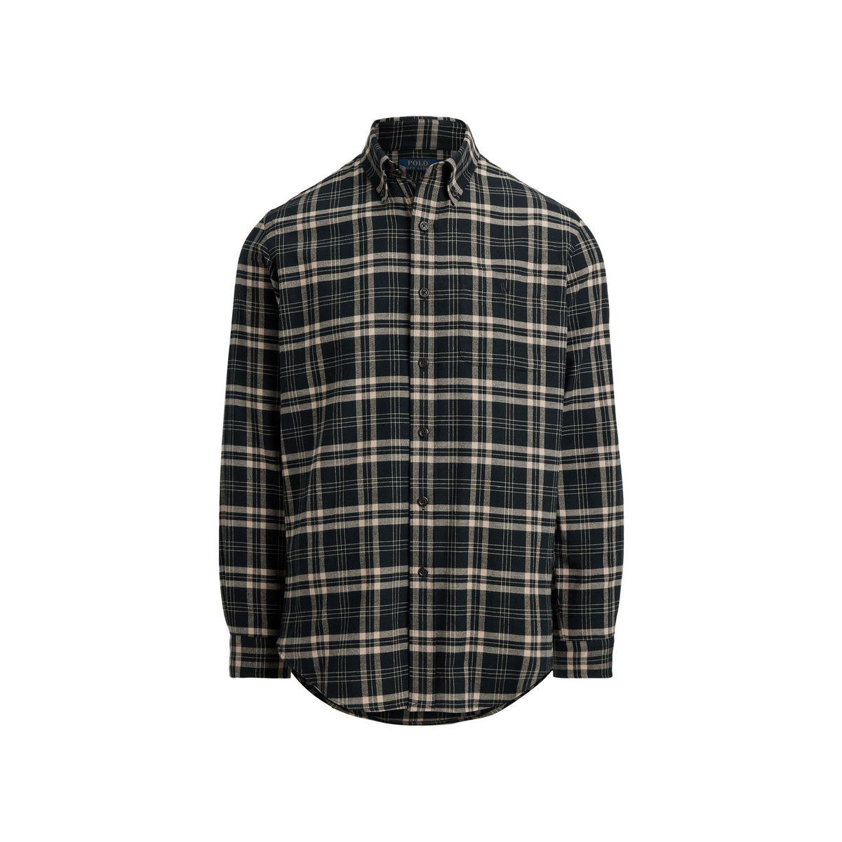 Brushed Check Flannel Long Sleeve Shirt