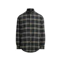 Brushed Check Flannel Long Sleeve Shirt