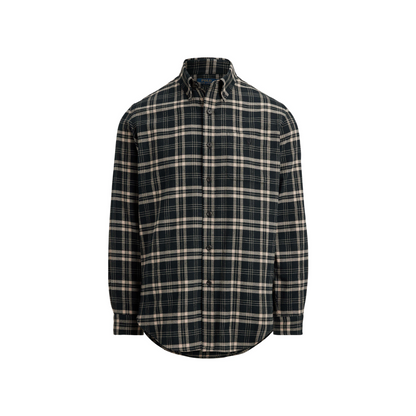 Brushed Check Flannel Long Sleeve Shirt