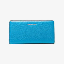 Bryant Large Pebbled Leather Snap-Front Wallet