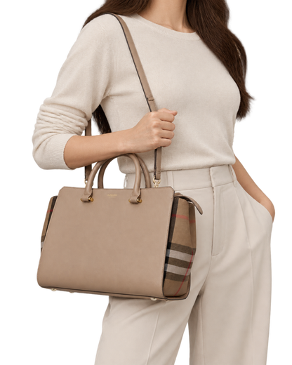Burberry Beige Leather Handbag