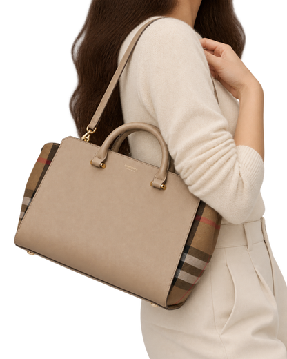 Burberry Beige Leather Handbag