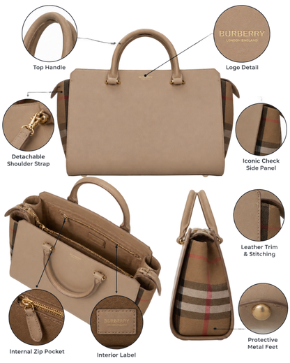 Burberry Beige Leather Handbag