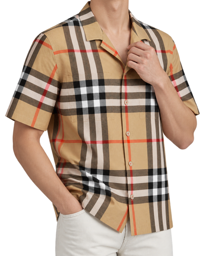 Burberry Beige Nova Check Shirt