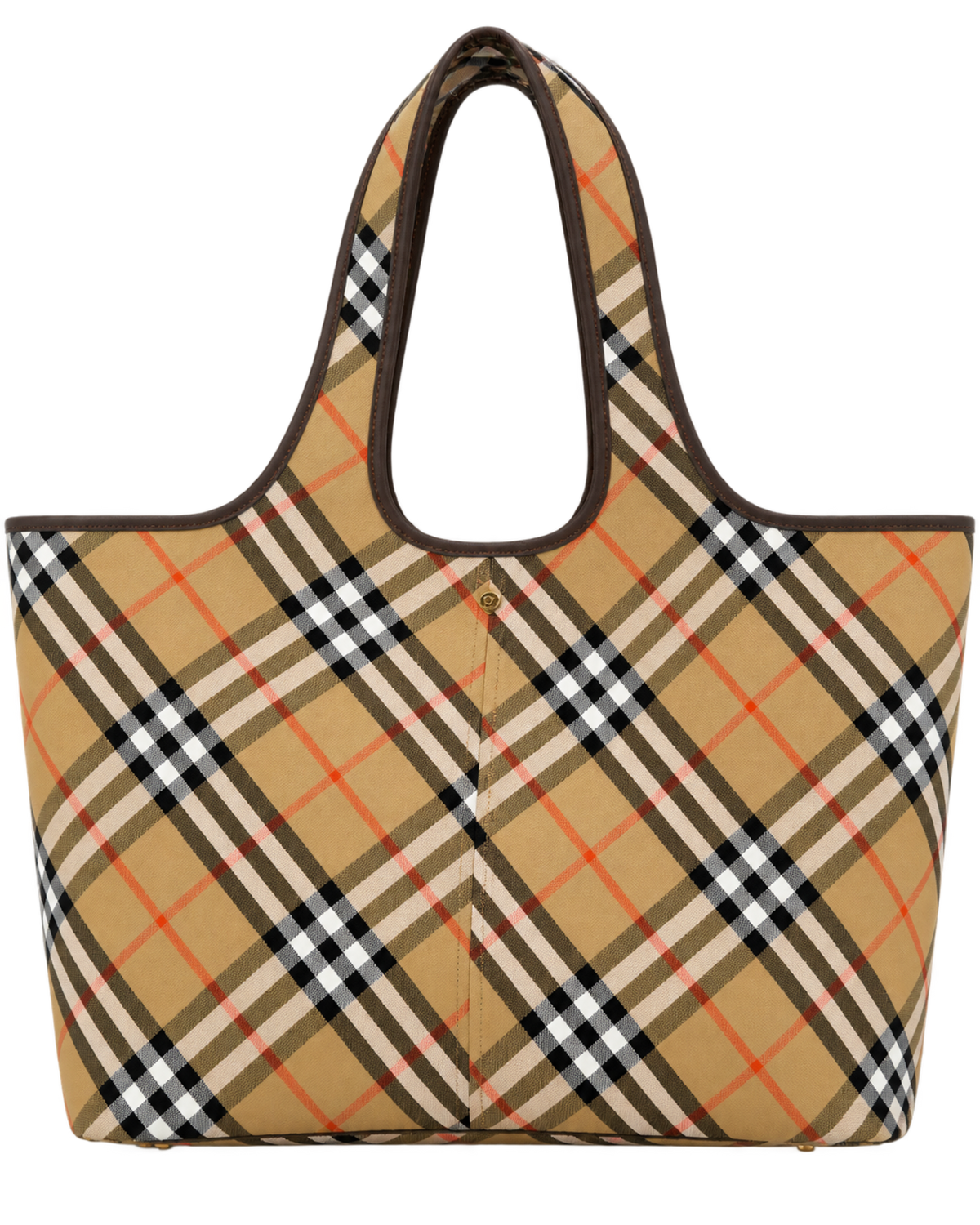 Burberry Beige Vintage Check Medium Tote Bag