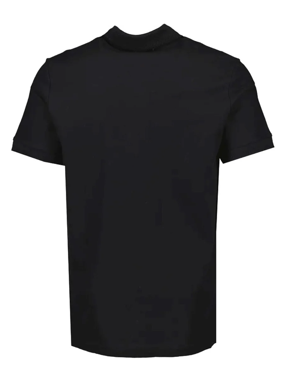 Burberry Branded Circle Logo Black Polo Shirt