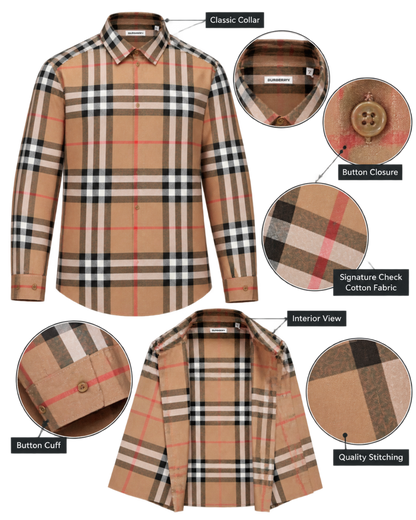 Burberry Check Cotton Shirt