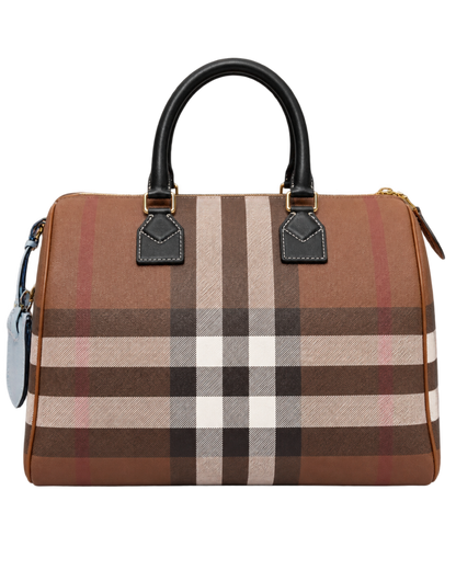 Burberry Check Large Bowling Bag
