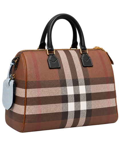 Burberry Check Large Bowling Bag