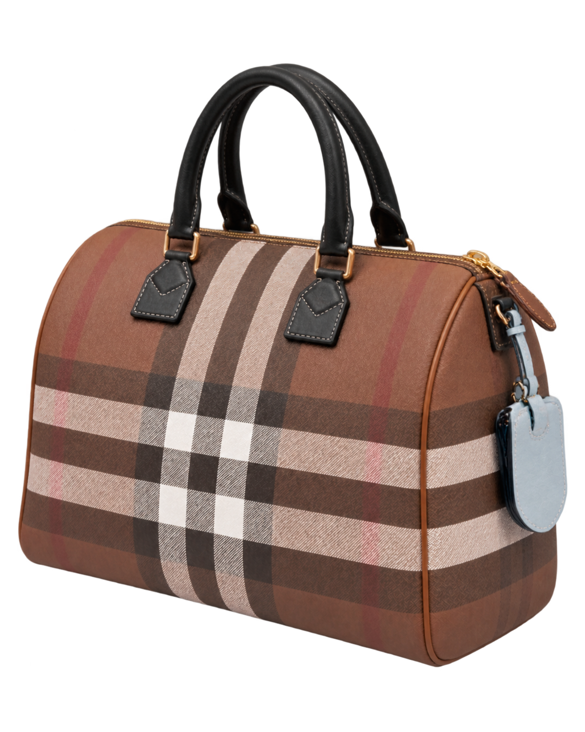 Burberry Check Large Bowling Bag