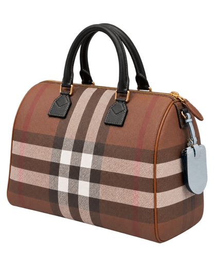 Burberry Check Large Bowling Bag