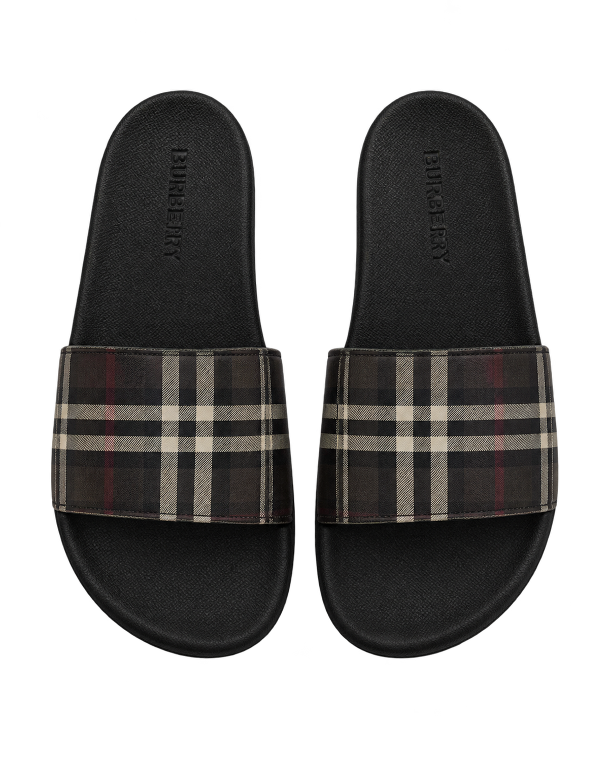Burberry Check slipper with plaid pattern