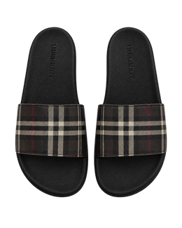 Burberry Check slipper with plaid pattern