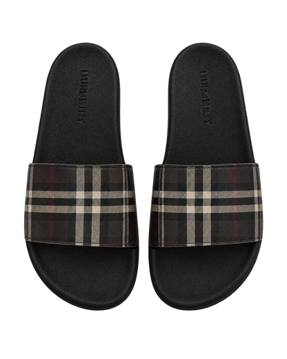 Burberry Check slipper with plaid pattern