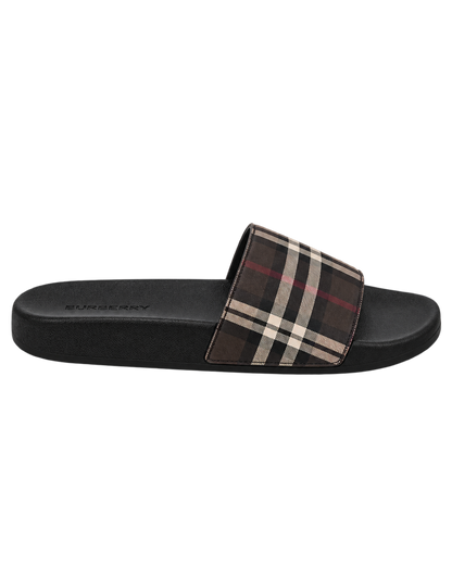 Burberry Check slipper with plaid pattern