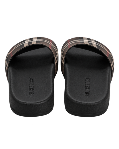 Burberry Check slipper with plaid pattern